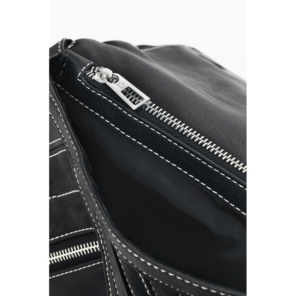 Zaino Donna Desigual Fibonacci Hampton in Polietilene Nero, 3 Tasche Esterne