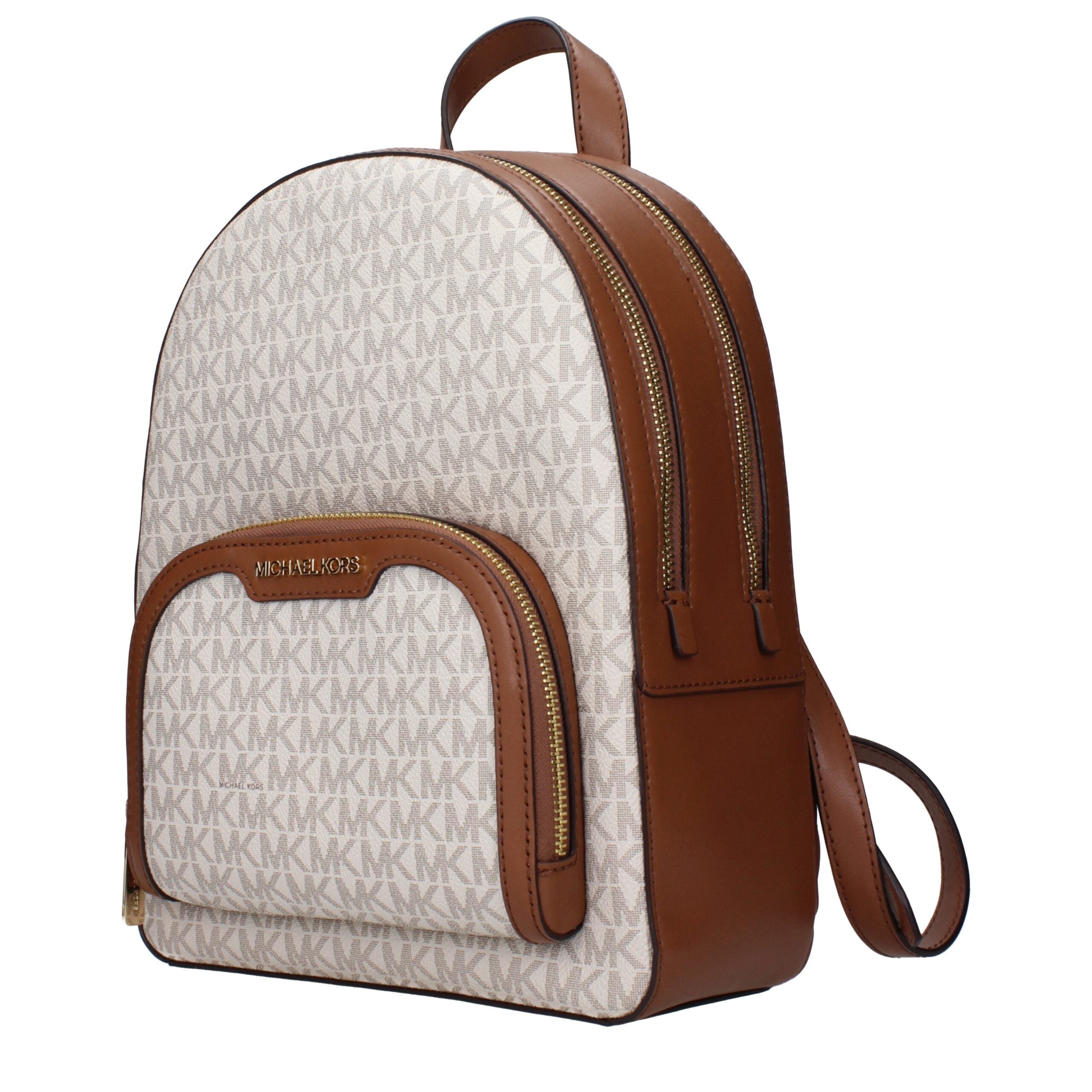 Zaino Michael Kors Jaycee Medium in Tela Logata Vanilla