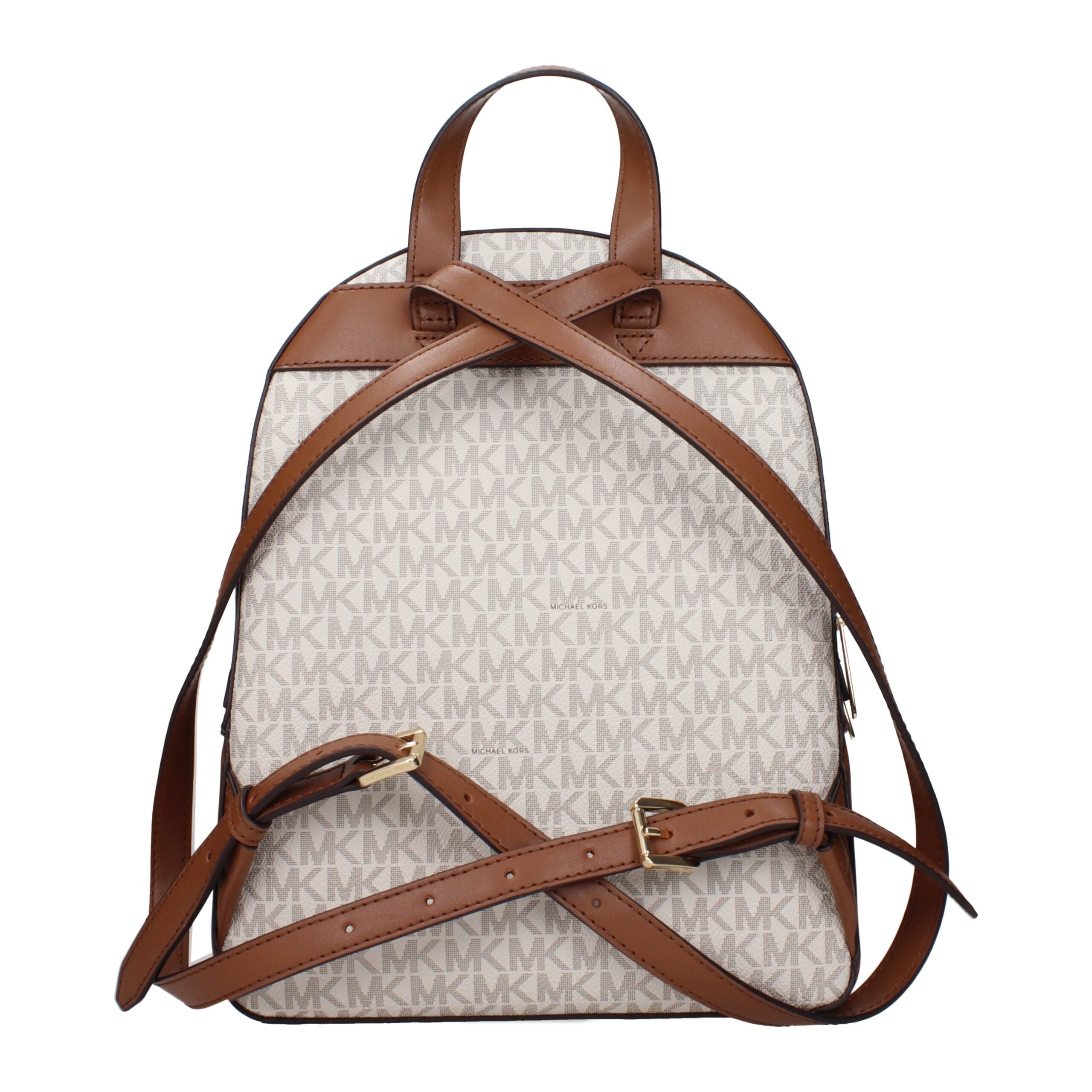 Zaino Michael Kors Jaycee Medium in Tela Logata Vanilla