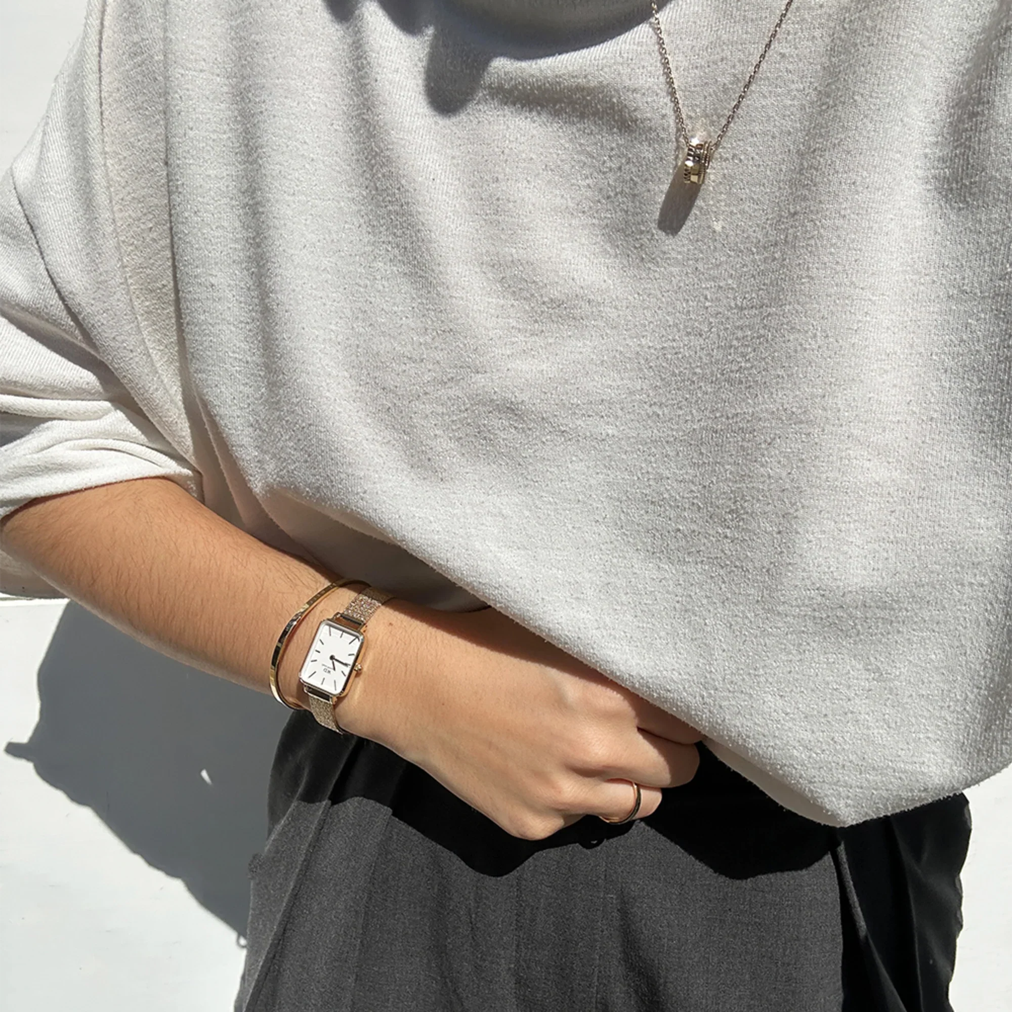 Daniel Wellington Quadro Pressed Evergold Watch Dw00100556