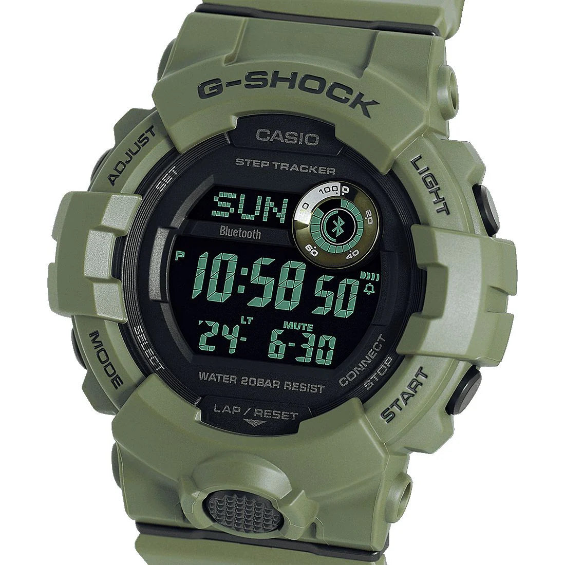 Casio G-SHOCK GBD-800UC-3ER G-SQUAD Utility Green Watch