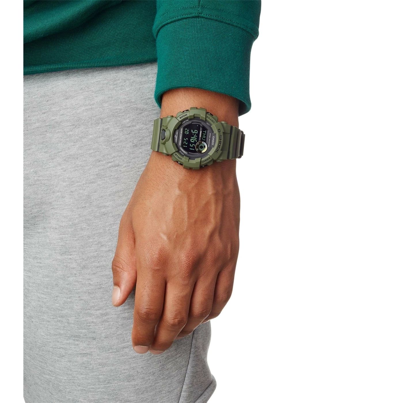 Casio G-SHOCK GBD-800UC-3ER G-SQUAD Utility Green Watch