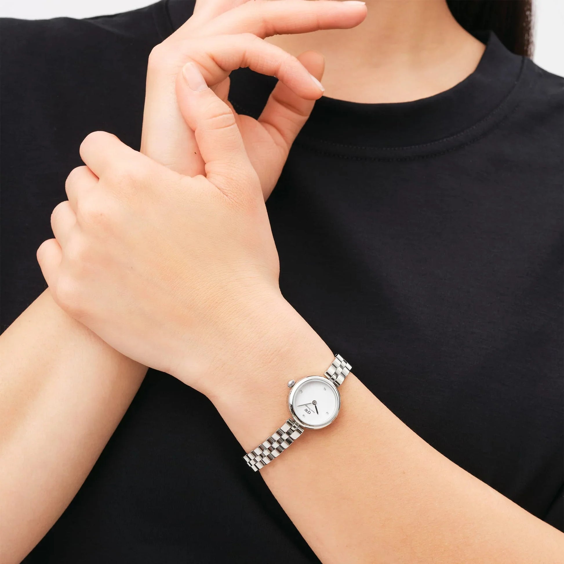 Daniel Wellington Elan Lumine Silver Women's Watch Dw00100716